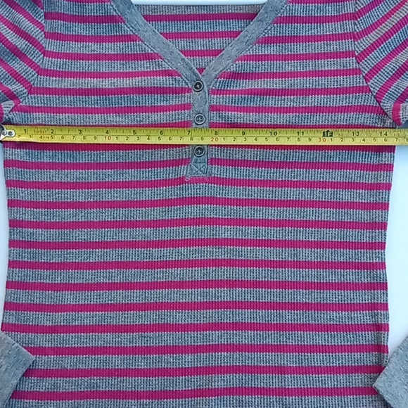 Faded Glory Wuffle Knit Long Sleeve Shirt - Picture 8 of 16